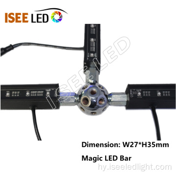 DMX LED Linear Bar Light RGB լուսավորություն